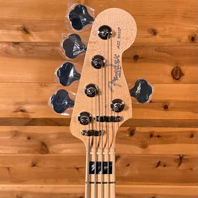 Fender Custom Shop Custom Classic V Electric Jazz Bass Guitar - Cherry Sunburst image 3