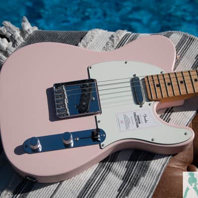 Fender Junior Collection Telecaster - Satin Shell Pink - Made in Japan - Pro Set Up w Perfect Frets/Action/Intonation! image 5