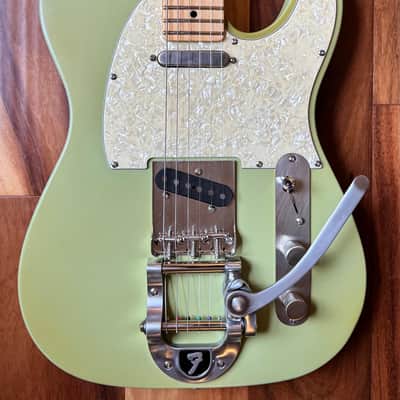 2015 Fender American Standard Telecaster w/ Bigsby - Refinished Aged Pistachio Nitro image 3