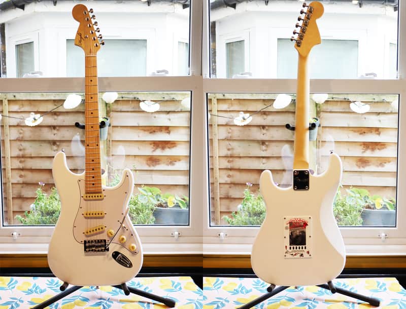 Hendrix reverse neck Stratocaster Olympic white 1 off custom model image 1