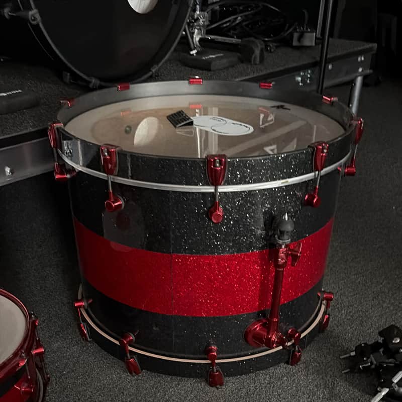 Spaun Custom Series 2023 - Black/Red Sparkle wrap image 1