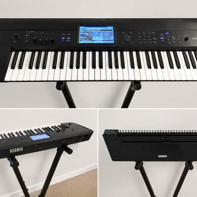 Korg KROME 61-Key Synthesizer Workstation 2010s - Black image 1
