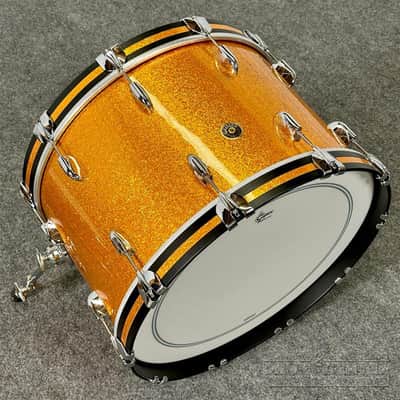 Gretsch Broadkaster 3pc Drum Set 22/12/16 Gold Sparkle image 5