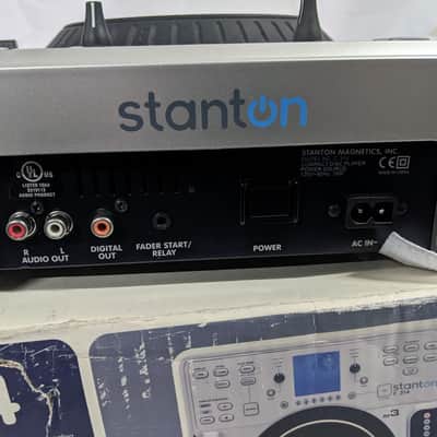 Stanton C.314 DJ Tabletop CD Player With Mp3 Playback Mixer Turntable - Working in Orig. Box image 14
