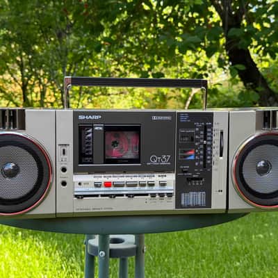 👉Sharp QT-37 Rare Vintage Japan Boombox New Condition OEM Box Serviced Warranty image 13