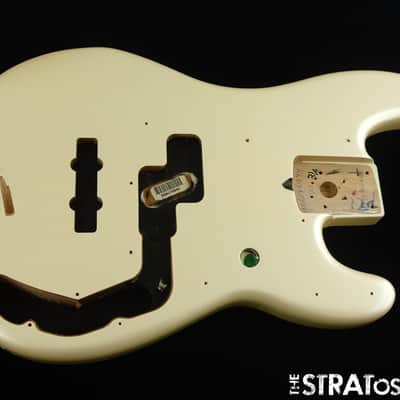 Fender Duff McKagan Deluxe Precision BASS BODY P Bass Guitar Part Olympic Pearl image 1