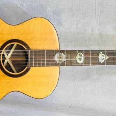 Classical Nylon String Guitar Handmade by Blueberry, 6 String Hypnosis Motif Guitar,Custom Handcrafted Wooden Guitar, Nylon String image 13