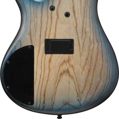 Ibanez SR605ECTF SR Standard 5 String Electric Bass Cosmic Blue Starburst Flat image 11