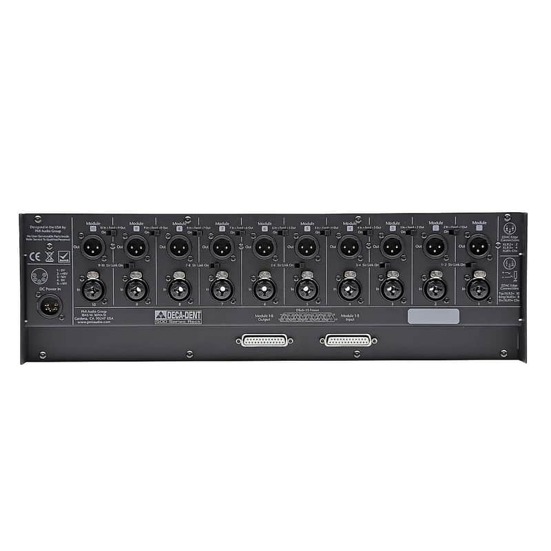 Trident Deca-Dent 10-Slot Powered 500 Series Rack image 2