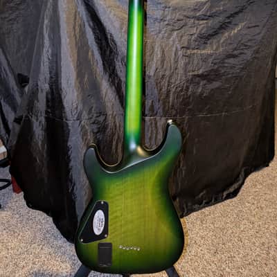 Schecter C-1 Platinum with Rosewood Fretboard 2022 - Present - Satin Green Burst image 7