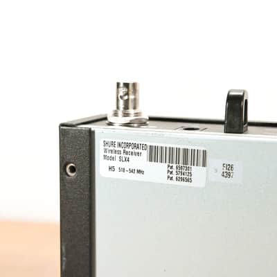 Shure SLX4 Wireless Receiver - H5 Band: 518-542 MHz (NO POWER SUPPLY) CG010CX image 8