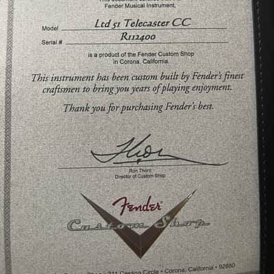 Fender Custom Shop Limited Edition '51 Reissue Telecaster Closet Classic image 7