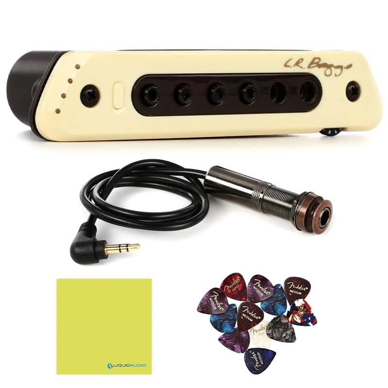 LR Baggs M80 Acoustic Guitar Magnetic Soundhole Pickup Full Range Bundle w/ 1... image 1