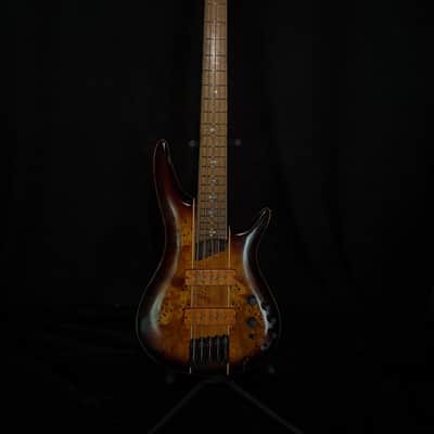 Ibanez SR5PBLTD-DEL Limited Premium Soundgear 5-String Electric Bass Guitar Dragon Eye Burst Low Gloss image 2