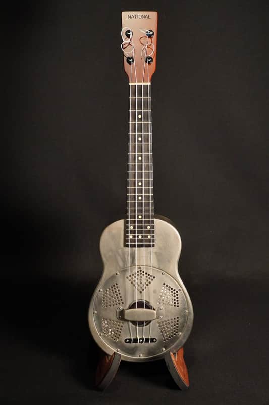 National NRP Concert Ukulele Rubbed Steel Resonator image 1