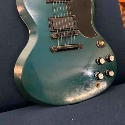 Gibson Vintage SG Showcase 1988 Metallic Blue RARE image 2