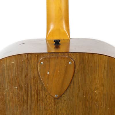 Vintage 1972 Ernie Ball Earthwood Acoustic Bass Guitar Natural Finish image 8