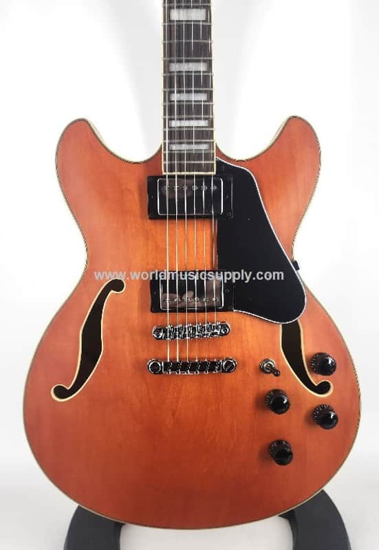 Ibanez Ibanez AS73TTF AS Artcore Electric Guitar - Tangerine Flat image 1