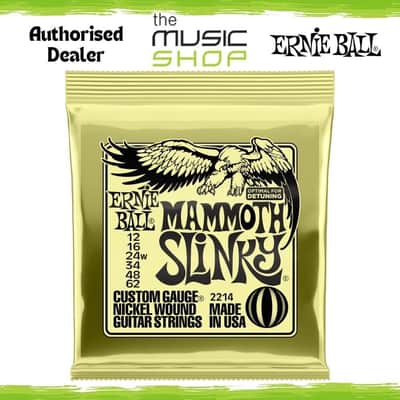 Ernie Ball Mammoth Slinky 12-62 (Wound G) Electric Guitar Strings - 2214 image 1