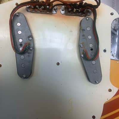 Fender Mustang "All Original " 1969 - Competition Orange w/ Matching Headstock image 13