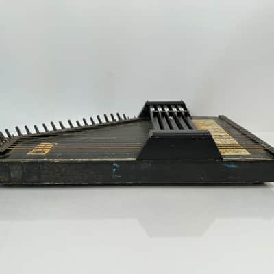 Vtg Oscar Schmidt Airline Autoharp with Case and Accessories image 9