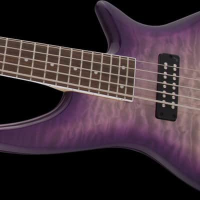 Jackson JS Series Spectra JS3QV Purple Phaze 5-String Electric Bass Guitar image 7