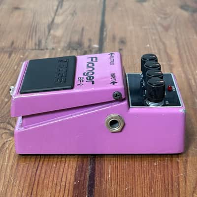 Silver Screw Boss BF-2 Flanger (Black Label) 1980 - 1984 image 5