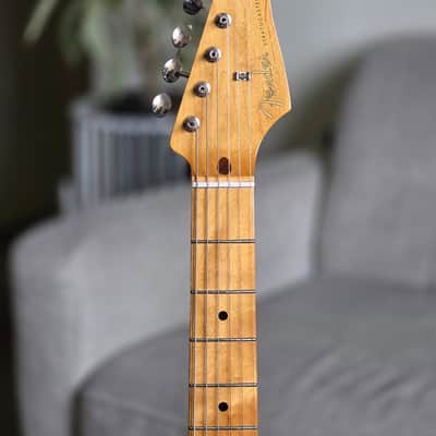 Fender Vintera '50s Stratocaster with Maple Fretboard 2019 - 2023 - Sonic Blue image 6