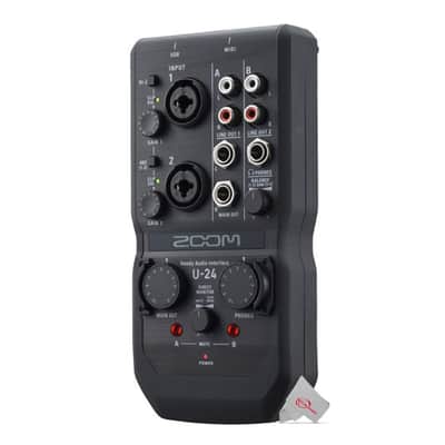 Zoom U-24 Portable 2x4 USB Handy Audio / MIDI Interface image 1