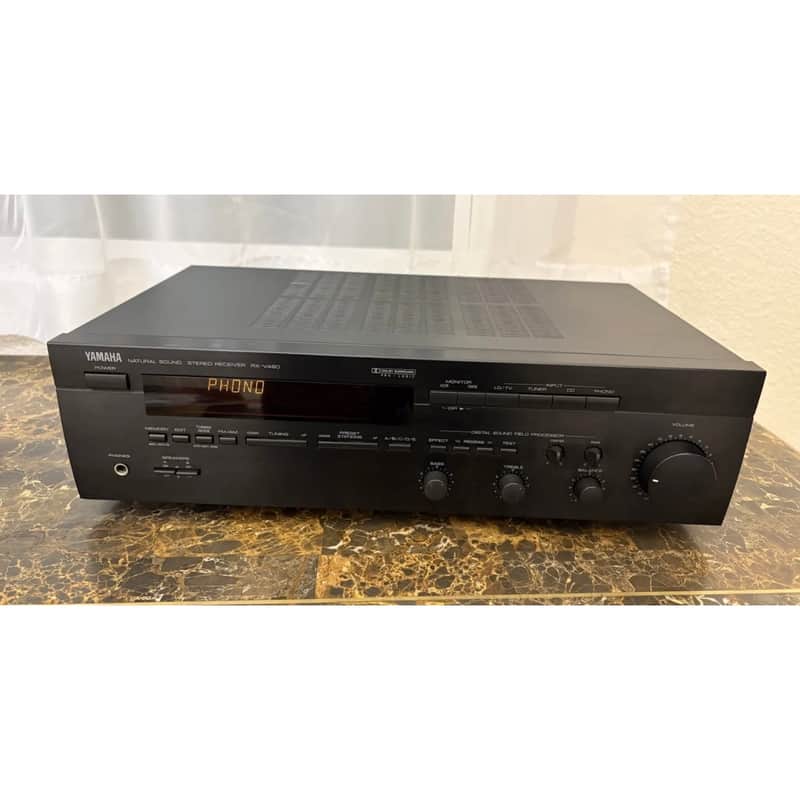 Yamaha RX-V480 AM FM Stereo Surround Sound Receiver W/ Phono In- TESTED Yamaha RX-V480 AM FM Stereo Surround Sound Receiver W/ Phono In- TESTED Yamaha RX-V480 AM FM Stereo Surround Sound Receiver W/ Phono In- TESTED