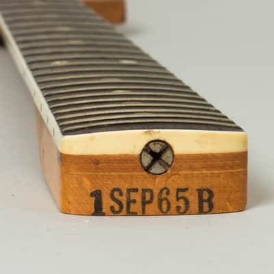 Fender  Jaguar Solid Body Electric Guitar (1965), ser. #105620, tweed hard shell case. image 17