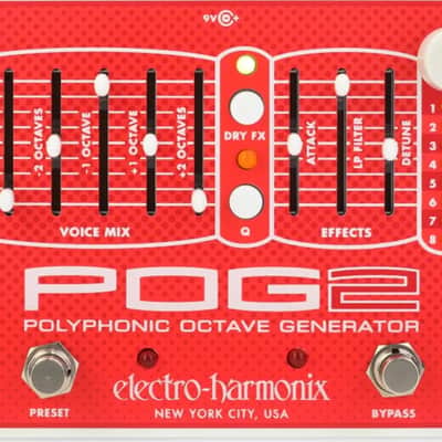 Electro-Harmonix POG2 Polyphonic Octave Effects Pedal image 1