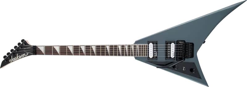 Jackson JS32 Rhoads Satin Gray Left-Handed w/ SKB V Case image 1
