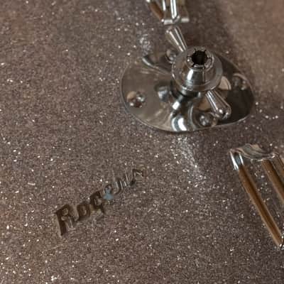 1960s Rogers Buddy Rich 'Headliner' Cleveland Era in Silver Sparkle - 14x20, 9x13, 16x16 image 5