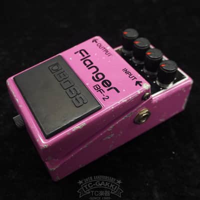 Boss BF-2 Flanger 1984-1990 (Green Label) Made In Japan | Reverb
