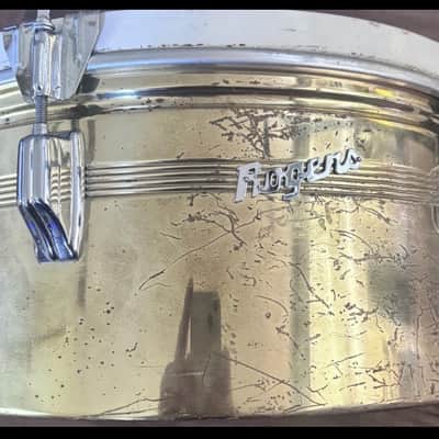 Rogers Humberto Morales 6.5” x 14” Brass Timbale 60s - Brass image 8