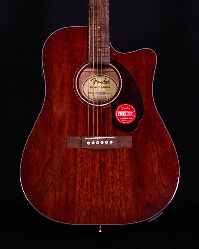 ギター Fender CD-140SCE mahogany Fender CD-140SCE All-Mahogany Dreadnought Acoustic-Electric Guitar