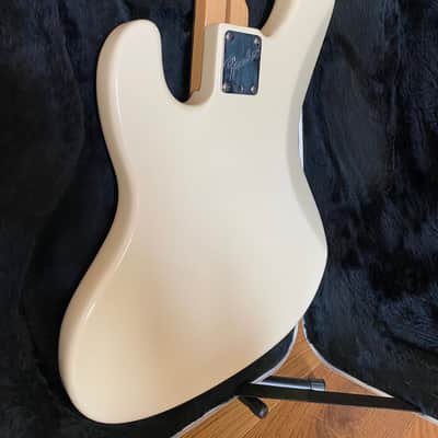 Fender American Jazz Bass USA Olympic White 1989 / Case image 7