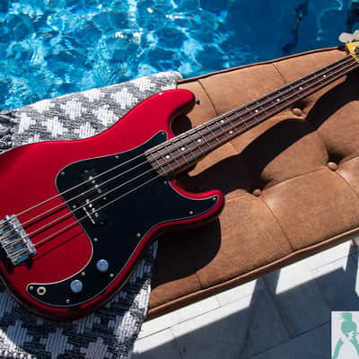 2005 Fender PB-62 Precision Bass Reissue MIJ - Old Candy Red - Pro Set Up w Perfect Frets/Action/Intonation! image 4