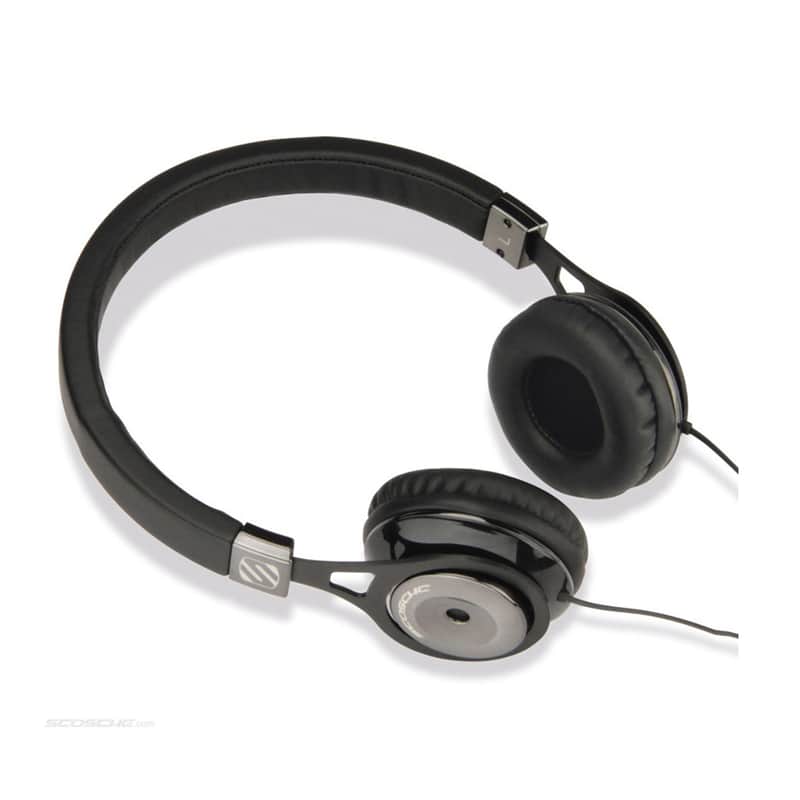 Mint Scosche RH656MD On-Ear Headphones with tapLINE Remote & Mic (Black) image 1