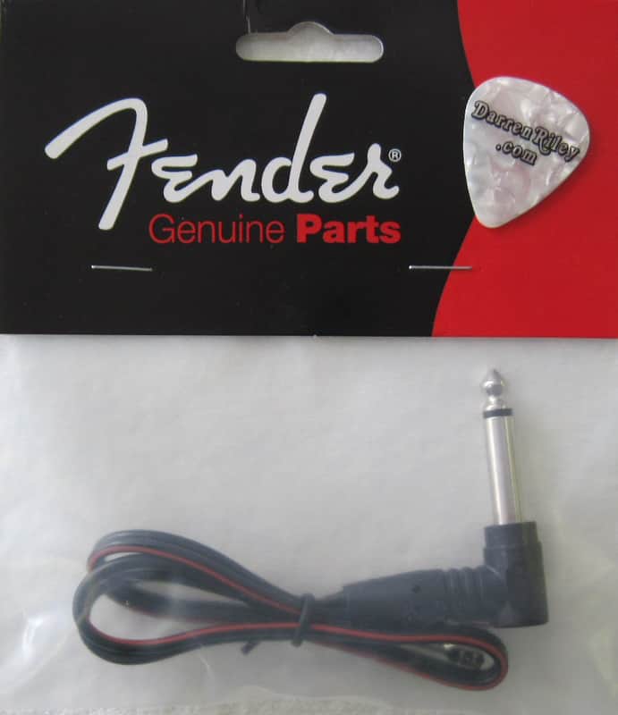 Fender Amp Speaker Cable Right Angle 13.5” 0038566049 image 1
