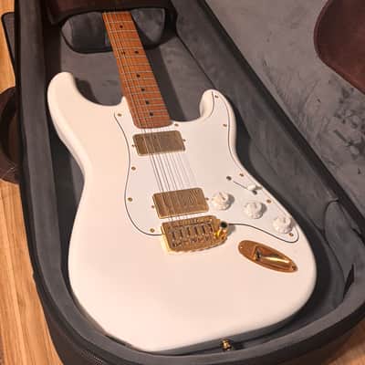 Fender Partscaster, Roasted Flamed Maple Neck w Floyd Rose Railtail image 7