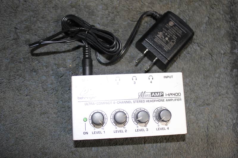 Behringer HA400/Micro Amp for Headphones (4 Channel) image 1
