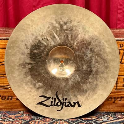 18" Zildjian K Custom Fast Crash Cymbal 1344g CRACKED *Video Demo* image 3