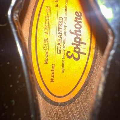 Epiphone Chet Atkins Country Gentleman II 1989 - 1990 - Ebony image 5