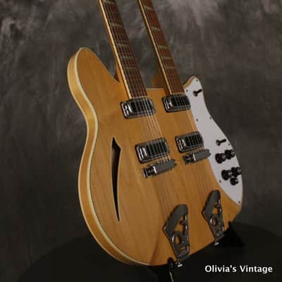 Rickenbacker 362-12 Double Neck w/Checkerboard Binding 1979 Mapleglo image 5