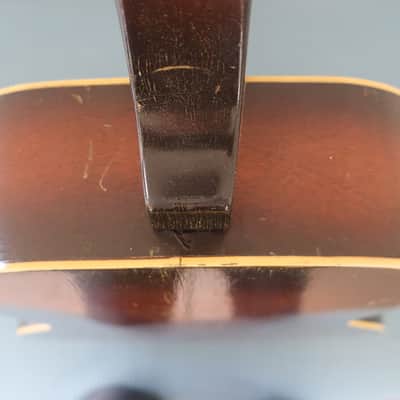 Vintage 1930s Oahu M65 Square Neck Lap Steel Hawaiian Big Body Guitar Very Clean Oahu Harmony Kay Works Great Comes With Original Bridge & Wooden Peg Parts! image 9