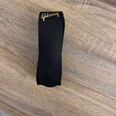 Gibson stock Guitar strap 2016 - Black - STILL HAS THE RUBBERBAND TIE ON IT image 6