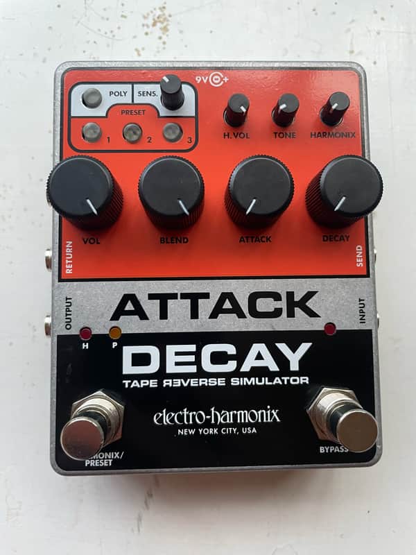 Electro-Harmonix Attack Decay Reverse Tape Simulator