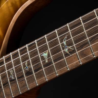 2024 - PRS Eddie's Guitars Wood Library Custom 24 Semi-Hollow Korina/Ziricote - Livingston Lemondrop image 9